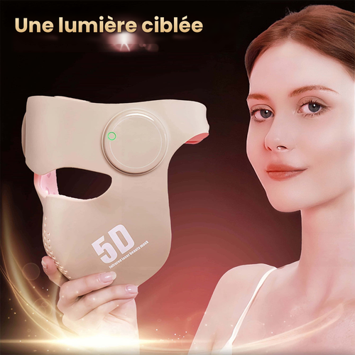 Masque LED Visage – Lumière Rouge, Bleue & Infrarouge – Silicone Souple